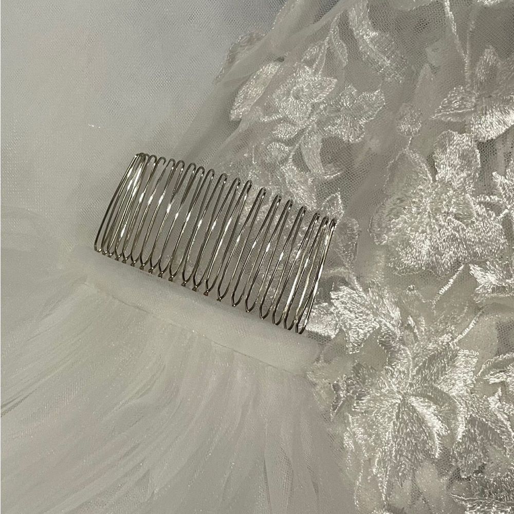 NEW Bridal Veil WHITE - Picture 7 of 8